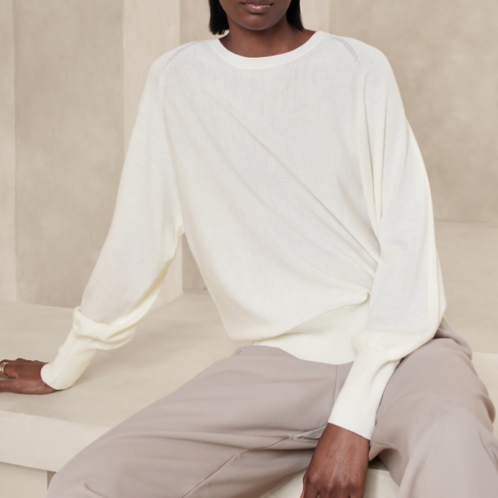 Banana Republic Telma Merino Wool Long Sleeve Sweater